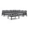 Tierra Outdoor Musone/Flip-Up Ecklounge-Set 5-teilig 6-Sitzer