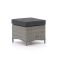 Intenso Milano Beistelltisch Outdoor/Gartenhocker 53x53x37 cm