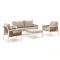 Manifesto Alzano Sessel-Sofa Lounge-Set 4-teilig