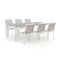 Bellagio Anzio/Fidenza 220 cm Gartenmöbel-Set 7-teilig stapelbar
