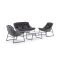 Manifesto Novara Sessel-Sofa Lounge-Set 4-teilig