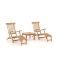 Sunyard Country/Wales 60 cm Deckchair-Set 3-teilig