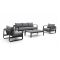 Forza Liri Sessel-Sofa Lounge-Set 4-teilig