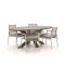 Bellagio Pizzoli/ROUGH-Y Ellips 200 cm Gartenmöbel-Set 5-teilig stapelbar