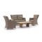 Intenso Milano/ROUGH-L Sessel-Sofa Lounge-Set 4-teilig