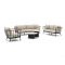 Apple Bee Condor/Tonga Sessel-Sofa Lounge-Set 5-teilig 6-Sitzer