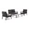 Bellagio Ciane Sessel-Sofa Lounge-Set 4-teilig (4-Sitzer)