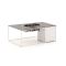 Cosidesign Line Lounge Feuertisch 120x80x47cm - White (Tischplatte = Dekton Kelya)