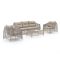 Manifesto Ortello Sessel-Sofa Lounge-Set 4-teilig