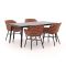 Hartman Delphine/Sophie Studio 170 cm Gartenmöbel-Set 5-teilig