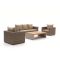 Intenso Carpino/Ummari Sessel-Sofa Lounge-Set 4-teilig