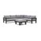 Bellagio Campazzo Ecklounge-Set 5-teilig 6-Sitzer