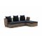 ROUGH-B Chaiselongue Lounge-Set 4-teilig