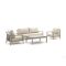 Tierra Outdoor Oasis/Flip-Up Sessel-Sofa Lounge-Set 4-teilig