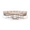 Tierra Outdoor Rivera Dining Lounge-Set 3-teilig
