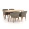 Intenso Bordano/ROUGH-K 160 cm Gartenmöbel-Set 5-teilig