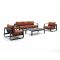 Forza Liri Sessel-Sofa Lounge-Set 4-teilig