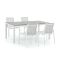 R&S Design Altea/Fidenza 183 cm Gartenmöbel-Set 5-teilig stapelbar