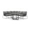 Tierra Outdoor Rivera Dining Lounge-Set 3-teilig