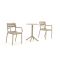 Forza Vico/Rieti ø 60 cm Balkon-Set 3-teilig