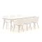 Hartman Sophie Element/Studio 240 cm Gartenmöbel-Set 7-teilig