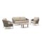 Tierra Outdoor Nuri/Moretti Sessel-Sofa Lounge-Set 4-teilig 5-Sitzer