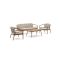Bellagio Brasimone Sessel-Sofa Lounge-Set 4-teilig