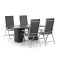 Bernstein Koblenz 180 cm Gartenmöbel-Set 5-teilig verstellbar