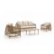 Manifesto Ortello/ROUGH-K Sessel-Sofa-Lounge-Set 4-teilig 5-Sitzer