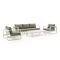 Forza Liri Sessel-Sofa Lounge-Set 4-teilig