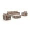 Bellagio Cadora Sessel-Sofa Lounge-Set 5-teilig 5-Sitzer