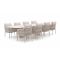 SUNS Fiave/Palermo 280 cm Low Dining Gartenmöbel-Set 9-teilig