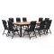 Forza Capri/Linosa 240x160 cm Gartenmöbel-Set 11-teilig verstellbar