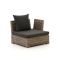 ROUGH-B Lounge Endelement mit Armlehne 105 cm