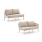 Bellagio Panaro Lounge Element linker + rechter Arm 146 cm