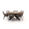 Intenso Asti/Rough-Y Ø 180 cm Gartenmöbel-Set 7-teilig