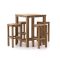 ROUGH-X 80 cm Gartenbar-Set 5-teilig