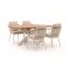 Apple Bee Condor/Induno Deens Ovaal 180cm dining tuinset 5-delig