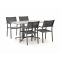 Bellagio Roma/Canzo 80 cm Gartenmöbel-Set 5-teilig stapelbar