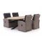 Intenso Mazzano/ROUGH-Y Ellips 200cm dining tuinset 5-delig verstelbaar