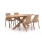 Hartman Flow/San Sebastian 200 cm Gartenmöbel-Set 5-teilig stapelbar