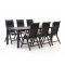 Bellagio Lugo/Menzano 220cm dining tuinset 7-delig verstelbaar