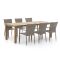 Forza Fossano/ROUGH-S 220 cm Gartenmöbel-Set 7-teilig stapelbar