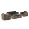 ROUGH-C Sessel-Sofa Lounge-Set 5-teilig