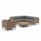 ROUGH-D Ecklounge-Set 5-teilig 6-Sitzer