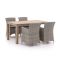 Forza Barga/ROUGH-S 160 cm Gartenmöbel-Set 5-teilig