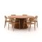 Bellagio Balba/Santa Severina ø 180 cm Gartenmöbel-Set 7-Teilig Stapelbar