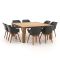 Hartman Sophie/ROUGH-X 170 cm Gartenmöbel-Set 9-teilig