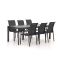 R&S Design Centallo/Sestino 220 cm Gartenmöbel-Set 7-teilig stapelbar