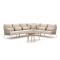 Bellagio Mineo/ROUGH-K Ecklounge-Set 6-teilig